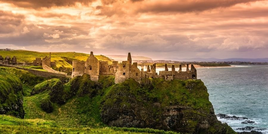 paisaje Castillo de Dunluce